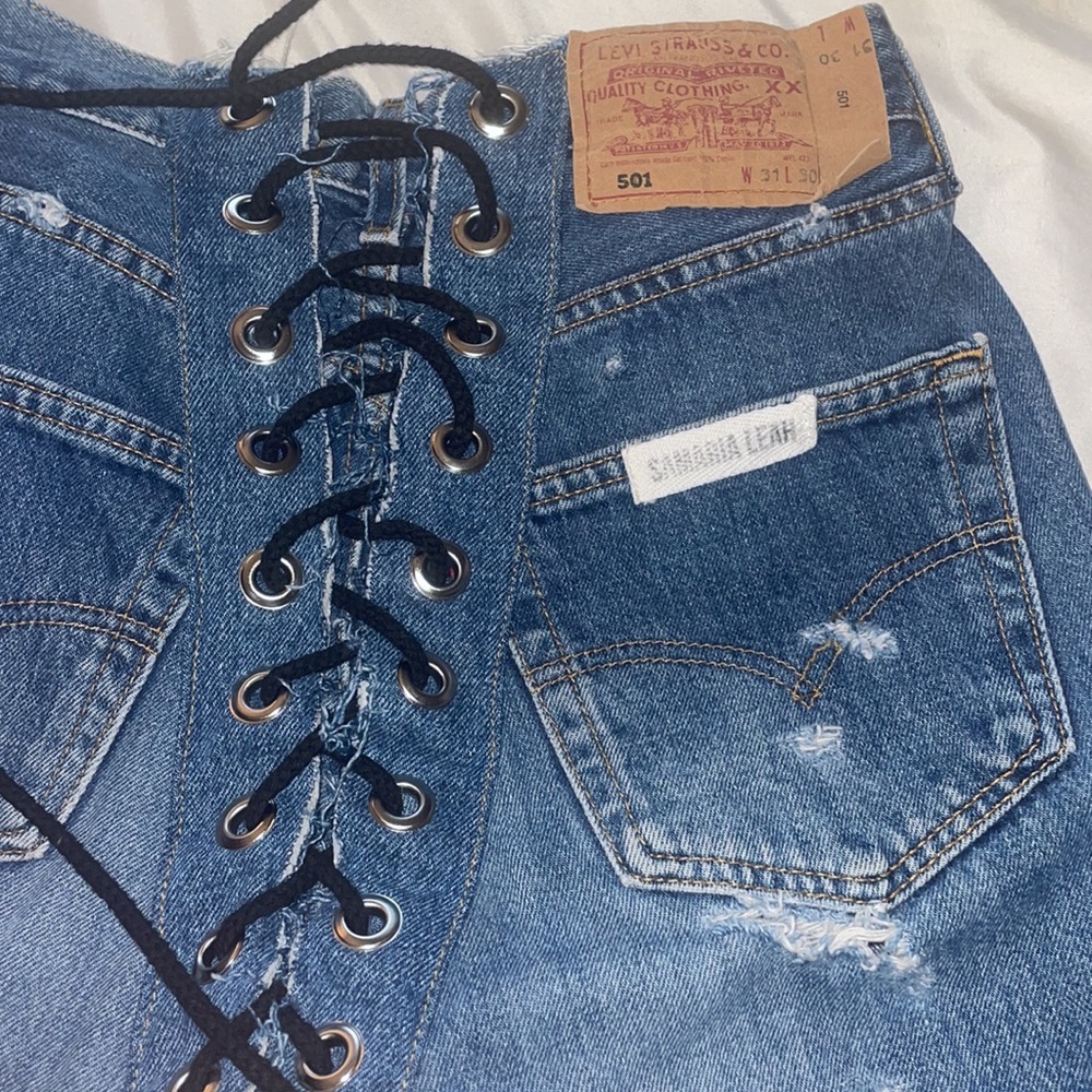Levi distressed Samaria Leah jeans brand new